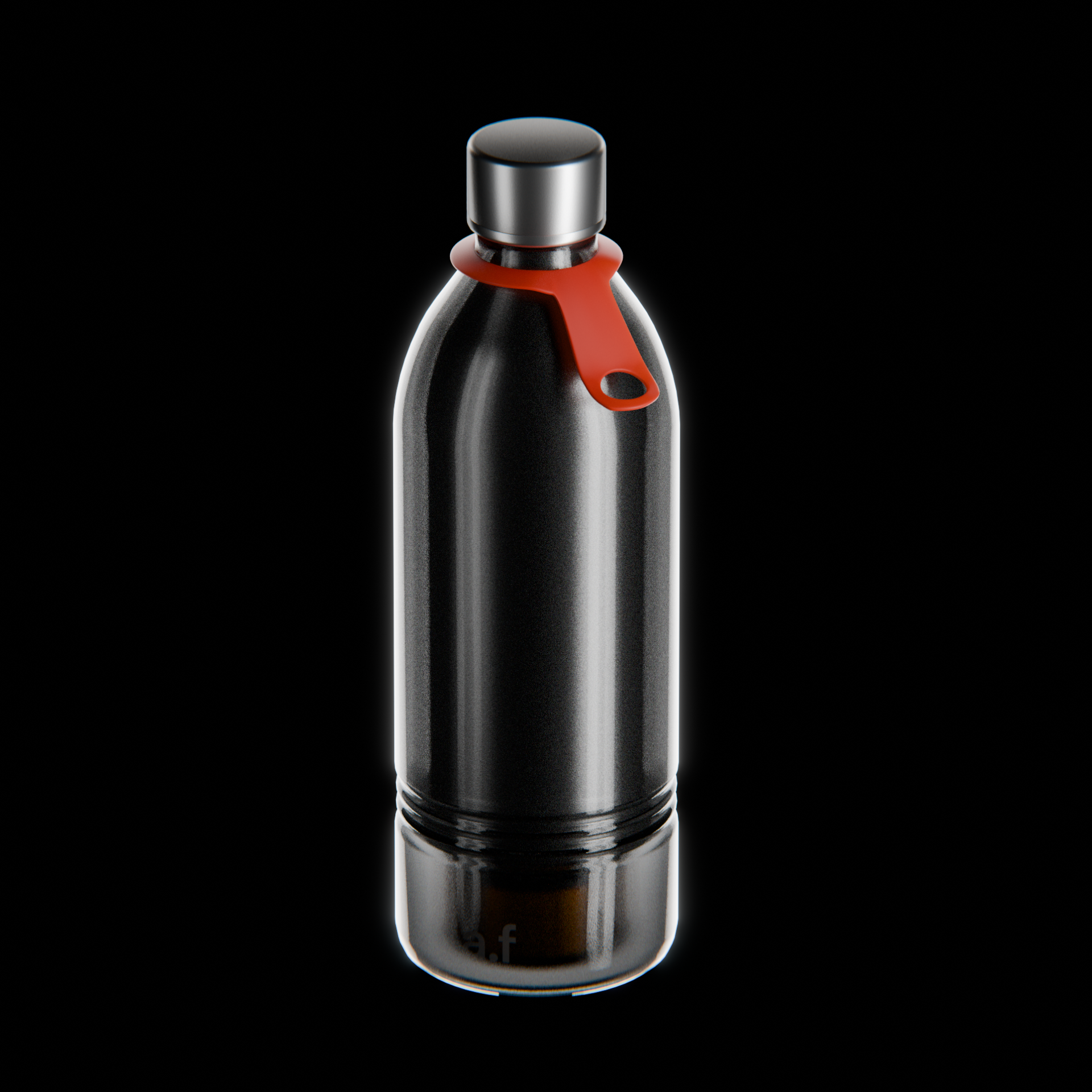 Render and design of a water bottle